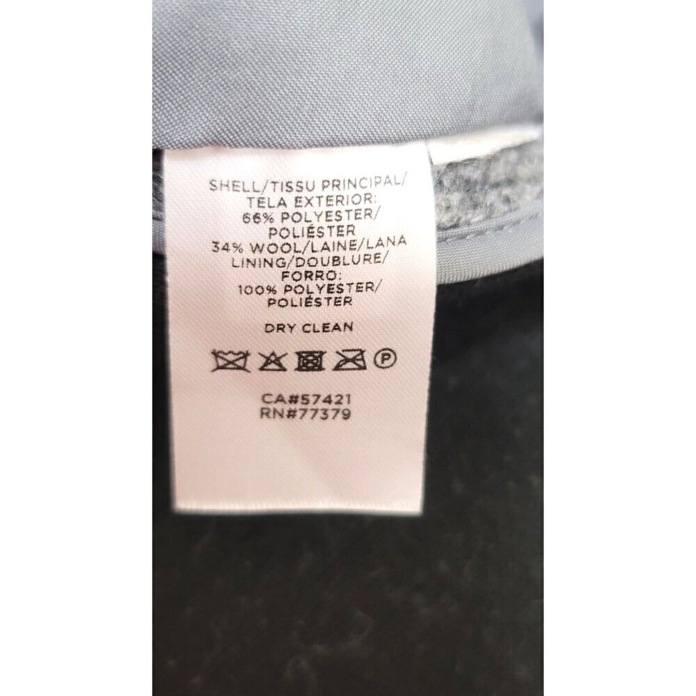 Ann Taylor Gray Blazer Tailored Fit Professional - Picture 12 of 13